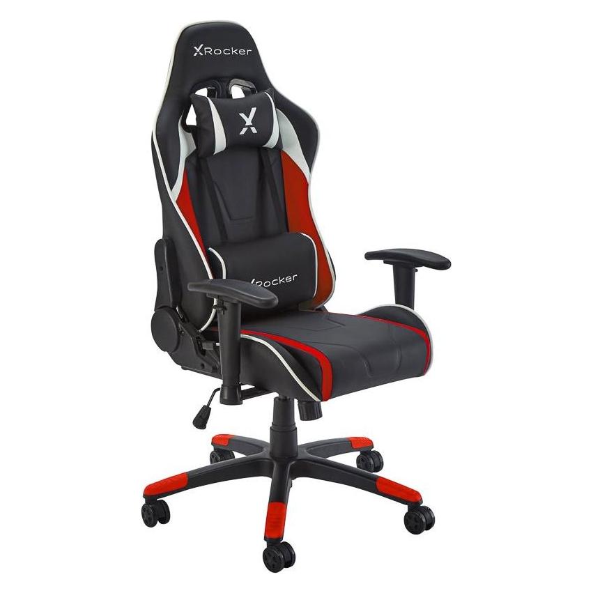 X Rocker Chaise de jeu eSports compacte Agility JR Noire/Rouge (5126601)