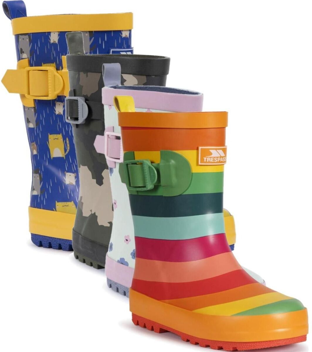 Trespass Puddle - Kids Welly  Camo 28