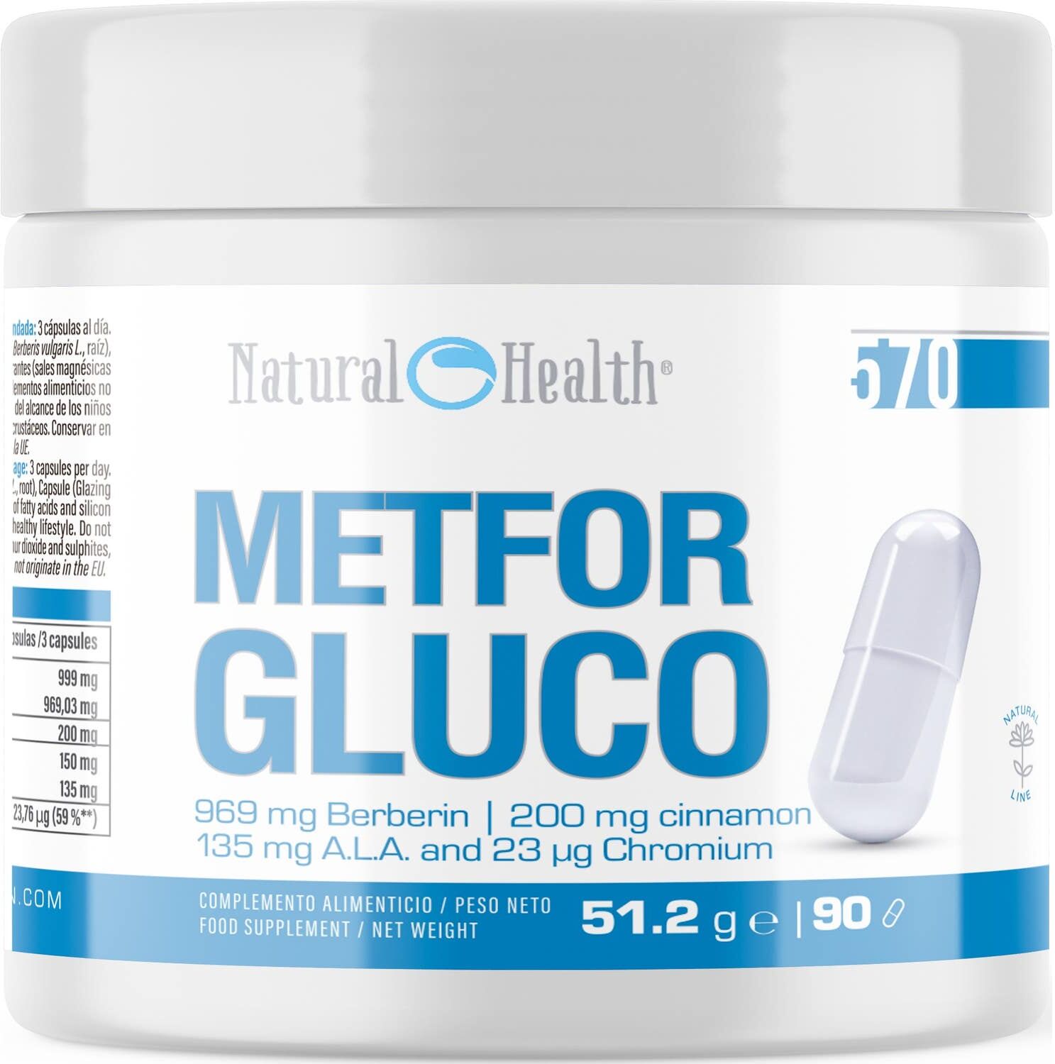 Natural Health MetforGluco 90caps