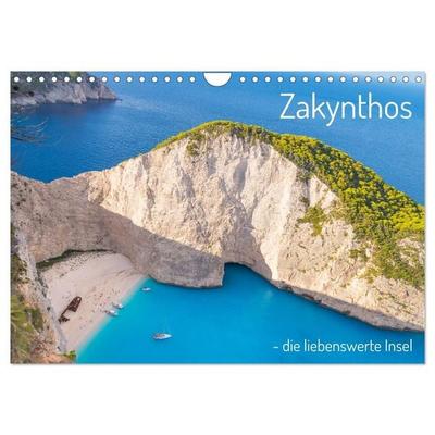 Zakynthos - die liebenswerte Insel (Wandkalender 2027 DIN A4 quer), CALVENDO Monatskalender