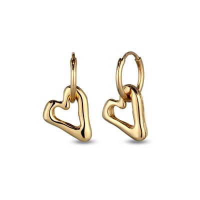 Elli "Ohrringe Creolen Herz 925 Sterling Silber"