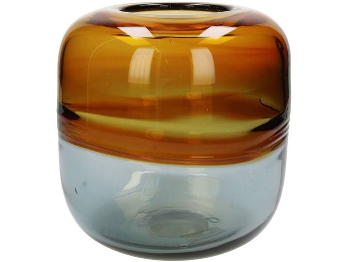Vase Joel - Farbe: amber - Material: Glas - 131