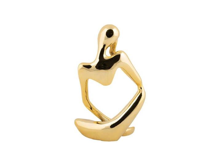 Statue „Aurex“ – Polyresin mit glänzender Oberfläche - Gold - Luxusbetten24