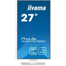 iiyama Monitor XUB2797QSU-W2 (2560 x 1440 Pixel, 27"), Monitor, Weiss