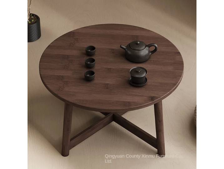 Table basse de chambre, table de lit, table à thé, style chinois moderne, en bois massif, style tatami, pour fenêtre en baie, petite table