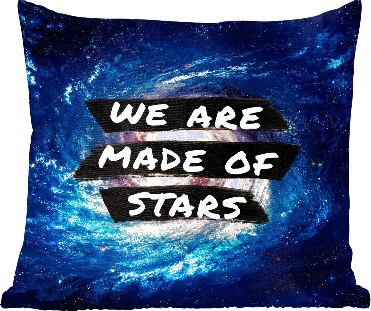 Sierkussen We are made of stars voor kinderen, 45 x 45 cm