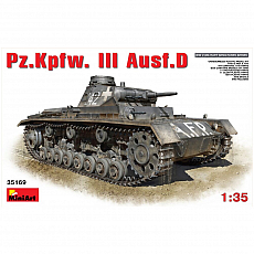 MiniArt - Pz.Kpfw. III Ausf. D - 1:35 - 1146 Teile 310744