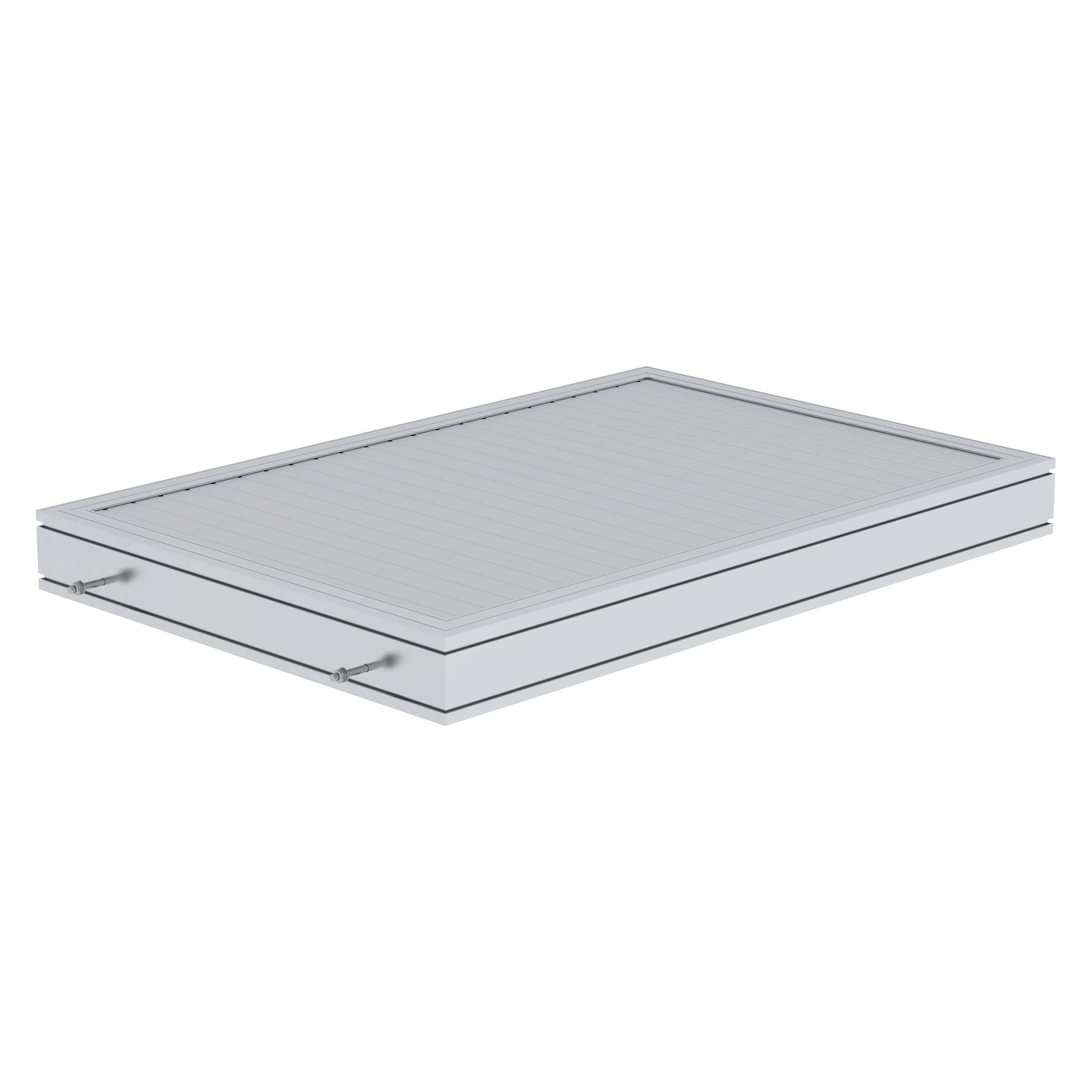 Munk Plattform Aluminium geriffelt Plattformlänge 1260 mm (Gerüst, 126 cm) (632101)