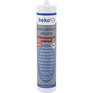 Beko Maleracryl 230332, weiß, Außenbereich, Strukturacryl, Körnung mittel, 310ml
