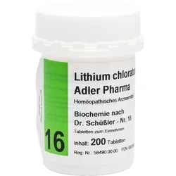 Biochemie Adler 16 Lithium Chloratum D12 Adler Pha 200 ST