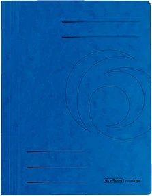 herlitz Schnellhefter Quality Karton blau DIN A4