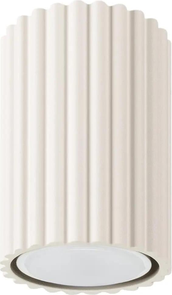 Sollux Lighting Plafondlamp Karbon, Beige, Aluminium, Dimbaar, Industrieel Design