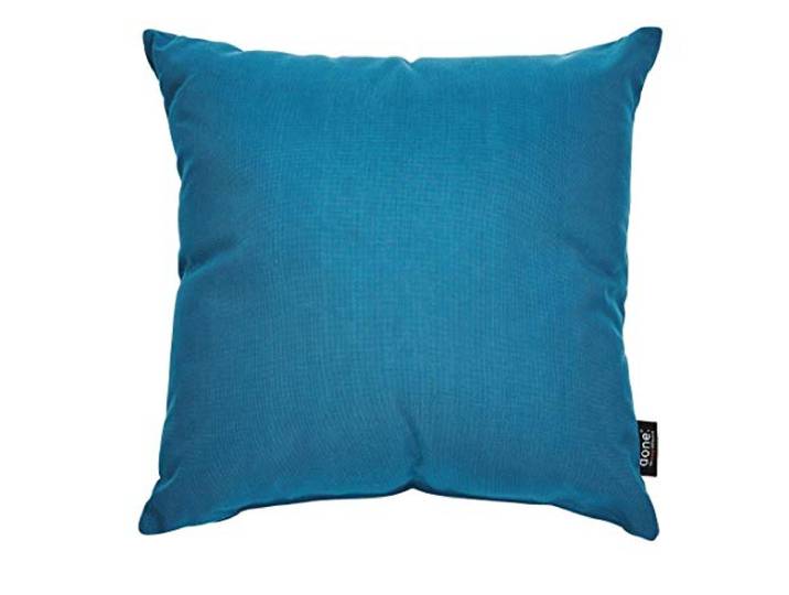 done. Cushion Outside Kissen Uni 45 cm x 45 cm 7037 Petrol