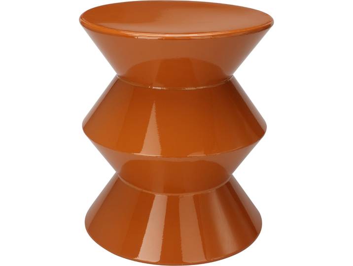 GISA Säulentisch, metallisch, Ø 31 cm