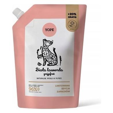 Yope Flüssigseifen-Nachfüllpackung Weiss Lavendel & Grapefruit (Handseife Nachfüllpackung, 600 ml) (66616800)