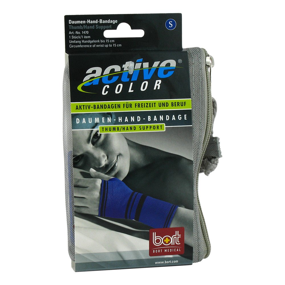 Bort GmbH Bort Activecolor Daumen Hand Band.small blau 05873514