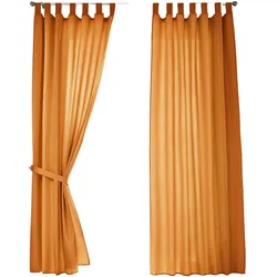 VORHANG 2ER SET POTSDAM HxB 225x140 cm Orange