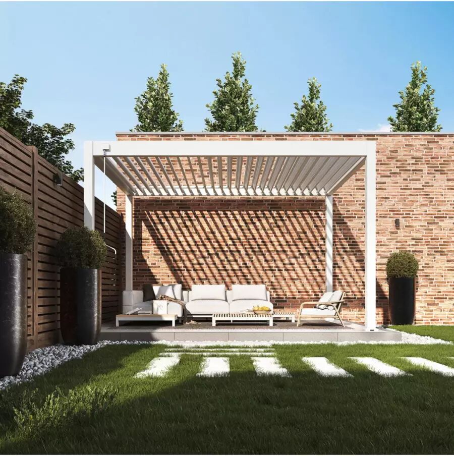 PERGOLA BIOCLIMATICA OMBRÉA 3X4MT BIANCO