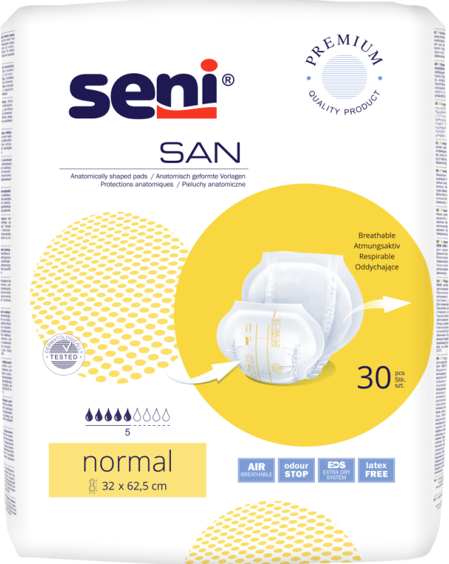 Seni San Normal - 4 paquets de 30 protections