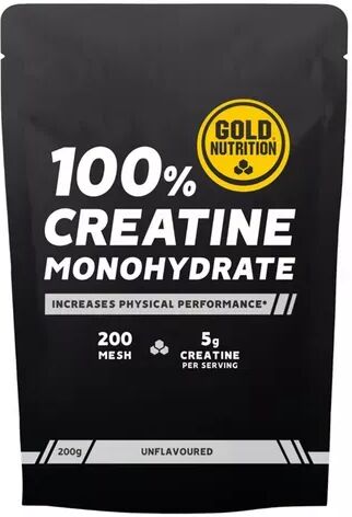 Gold Nutrition 100% Creatina Monohidrato Sin Sabor 200g