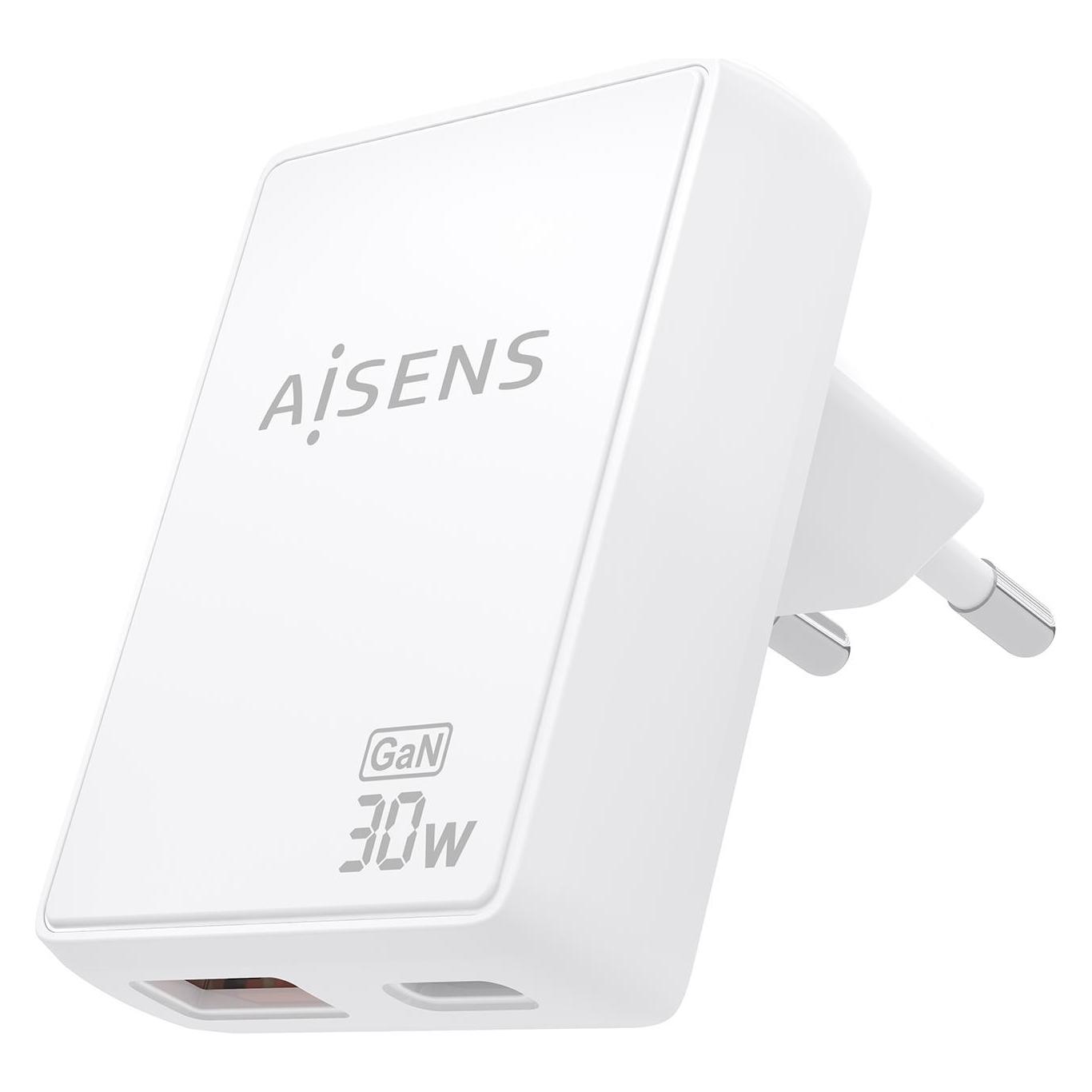 Aisens ASCH-30W2P074-W (30 W, 1 Port) (ASCH-30W2P074-W)