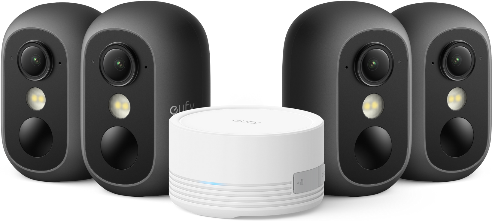eufy Security eufyCam C35 Kit de 4 caméras (Noires)