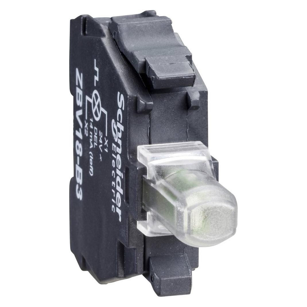 Schneider Electric LED-Modul, Ř 22, Integral LED weiss, 12 V ZBVJ1 (ZBVJ1)