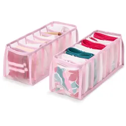 Tchibo - 2 Kleiderschrank-Organizer - rosa