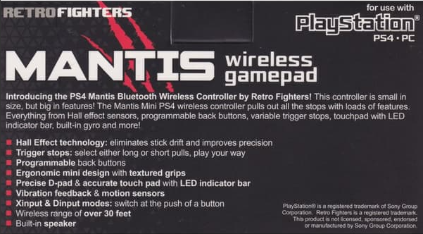 RF Mantis Mini Bluetooth Controller Crystal