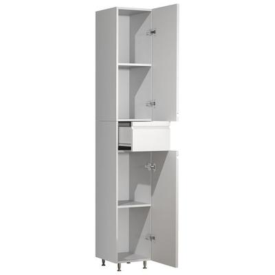 Holz Badmöbel Bad Hochschrank Badschrank Silora