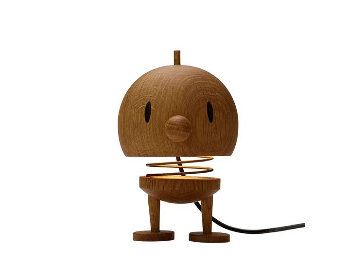 Hoptimist - Woody Bumble Tischleuchte, Large, Eiche