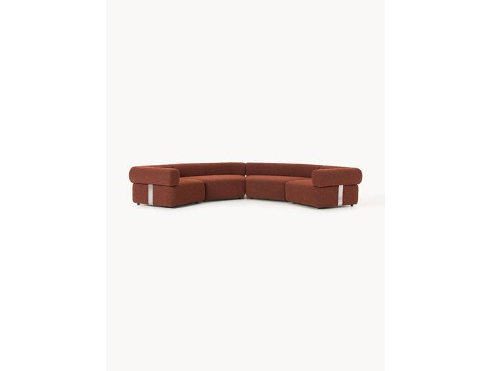 Großes modulares Bouclé-Sofa Anton
