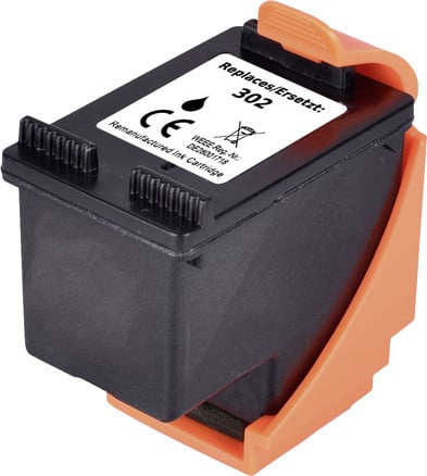 Renkforce printerpatronen compatibel met HP 302 F6U66AE, zwart