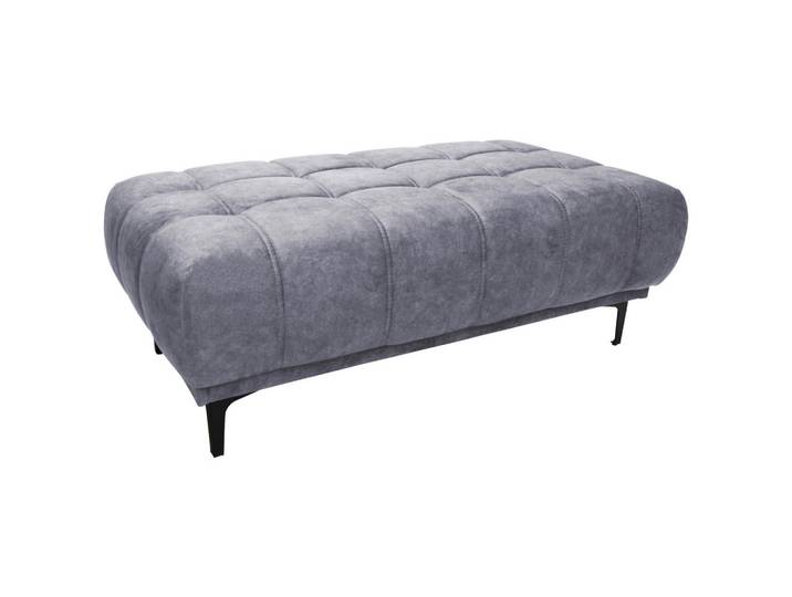 Stylife Hocker, Grau, Metall, rechteckig, 131x47x71 cm, Stoffauswahl, Wohnzimmer, Sessel, Hocker, Sitzhocker