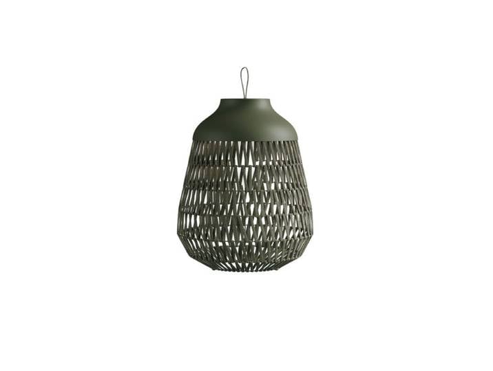 Lodes Bodenaußenleuchte Stitch, aus Outdoor-Gewebeband, E27 - D