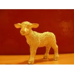 Zinn Giessform Lamm Lämmchen - Silikonform hitzebeständig - benötigt ca. 85g Reinzinn