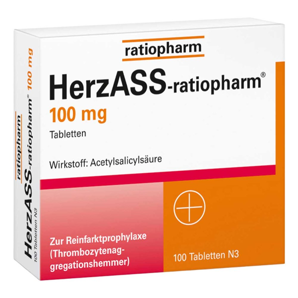 ratiopharm GmbH HerzASS-ratiopharm 100 mg 04561936