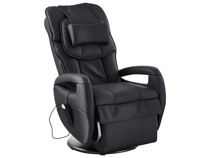 Cantus Massagesessel, Schlammfarben, Leder, Kombination Echtleder/Lederlook, Spaltleder, Uni, 80x117x114 cm, Lederauswahl, Relaxfunktion, Massagefunktion, Wohnzimmer, Sessel, Massagesessel
