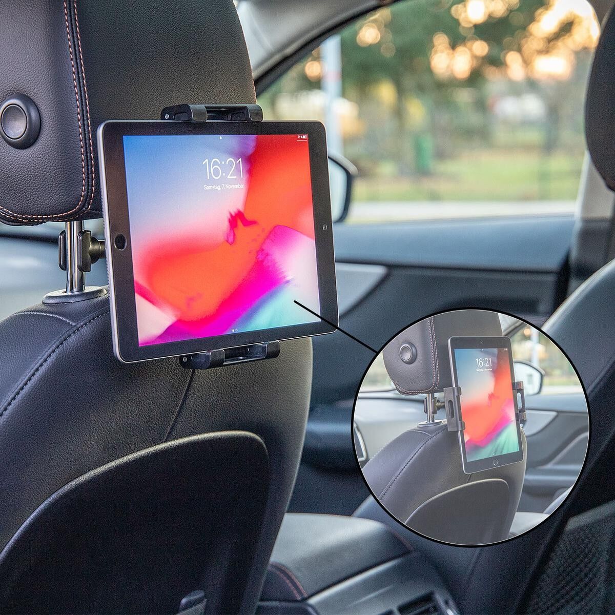 HEYNER 511860 Headrest tablet holder