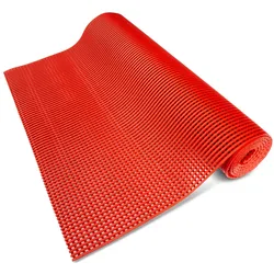 KARAT Antirutschmatte für Nasszonen "Adria" - UV-beständig / Rot 120 x 350 cm