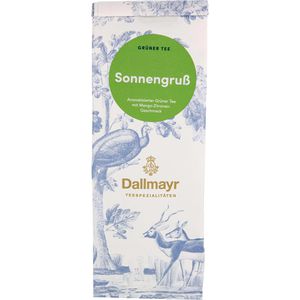 Dallmayr Tee Teespezialitäten Sonnengruß, Grüner Tee, loser Tee, 100 g