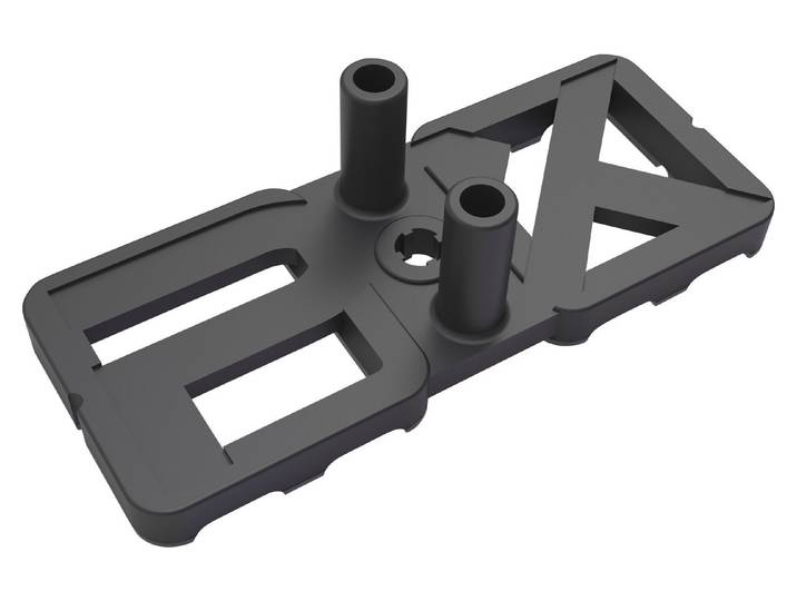 PX Distanz Clips Schwarz 50 Stück