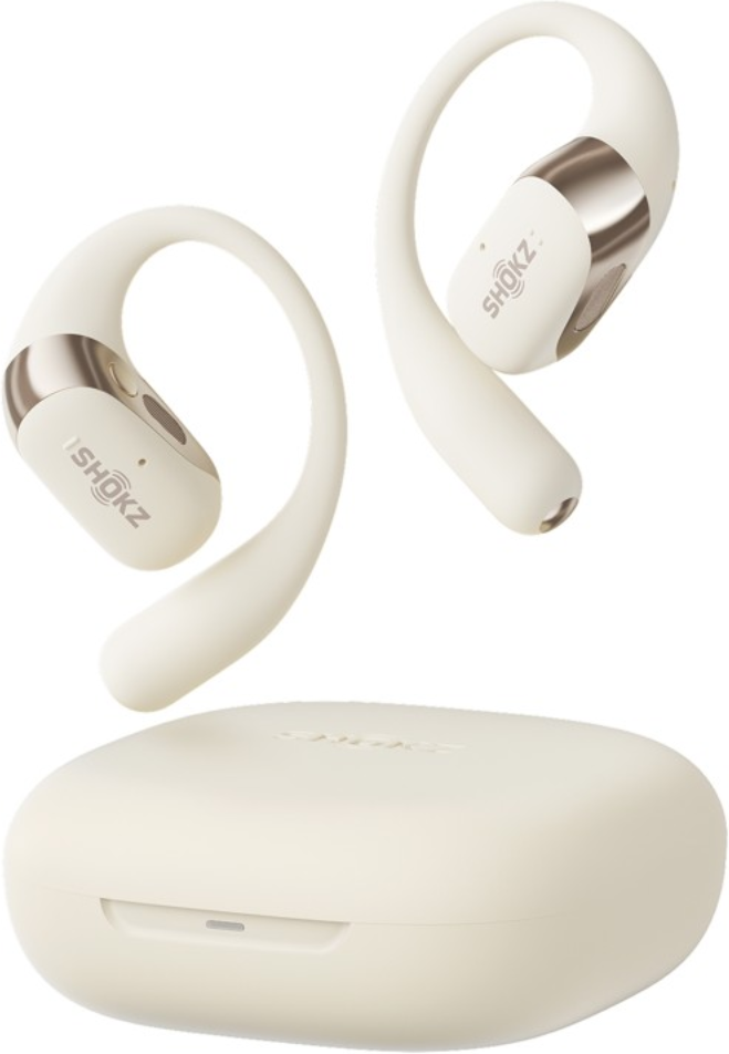Shokz Openfit 2 Trådlösa Bone Conduction Hörlurar - Beige