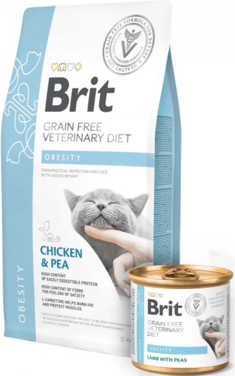 Brit Veterinário Felino Obesidade 5kg