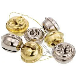 Schellen, gold und silber, zwei Größen, 28 Stück
