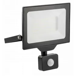 50w LED Wand Fluter Außenbereich IP65  mit Bewegungs Melder in schwarz Eckig|Neutralweiß