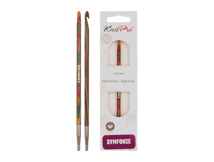 KnitPro K20747 Afghan Tunesische haaknaald, hout, gesorteerd, 5 mm