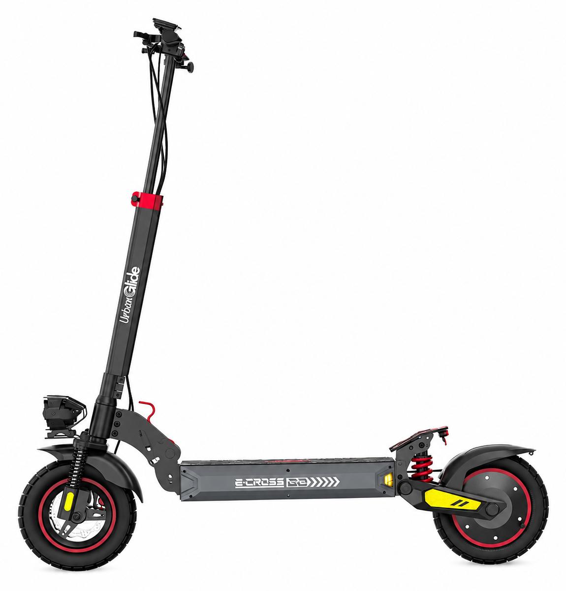 Elektroroller für Erwachsene UrbanGlide ECROSS GO - Reichweite bis zu 50 km - schlauchlose 10-Zoll-Reifen - Akku 54 V/10 Ah - Gewicht 22 kg