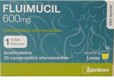 Fluimucil 600 mg Comprimidos Efervescentes 20 comprimidos efervescentes
