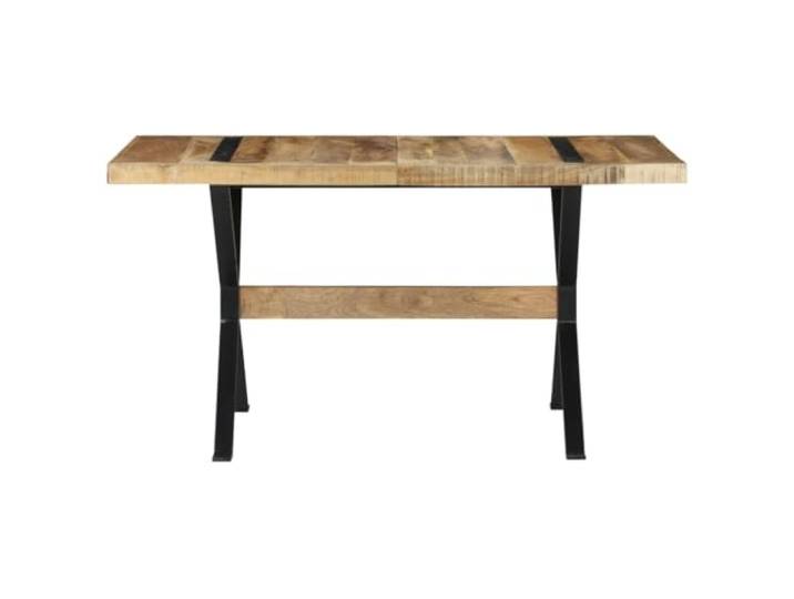 HKLGBVCR Esstisch, 140 x 70 x 76 cm, Mangoholz, unbehandelt